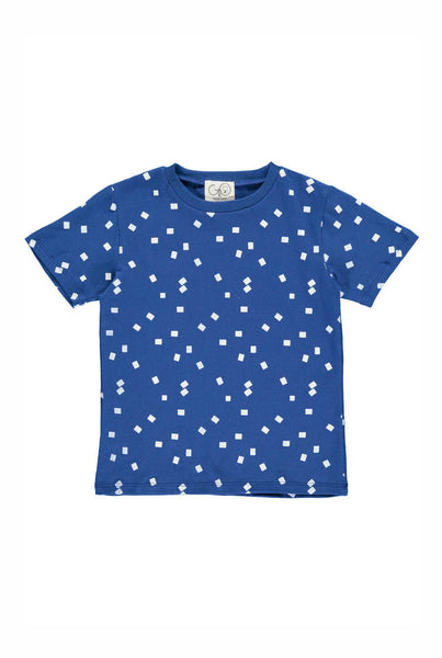 GRO Time Square Tee - Strong Blue Color