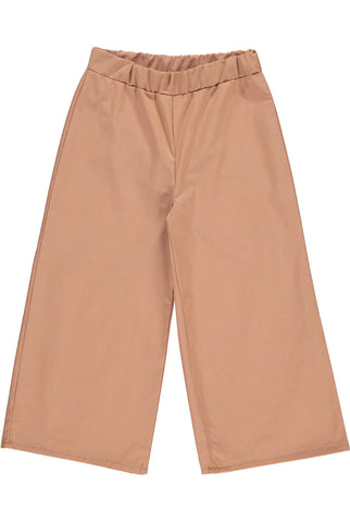 GRO Poplin Culotte Pants - Teracotta (Brown) Color