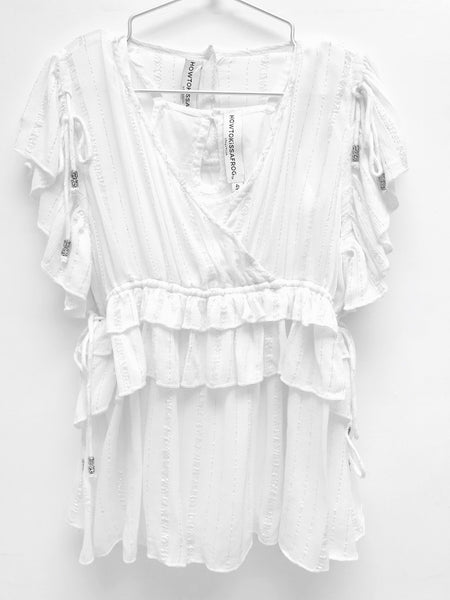 HOW TO KISS A FROG Miley Dress White color