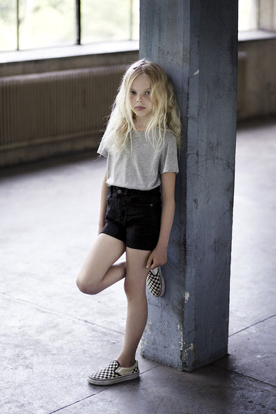 I DIG DENIM Rio Highwaist Shorts Black color