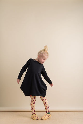 PAPU Black Kanto Dress