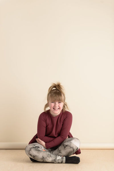 PAPU Burgundy Kanto Dress