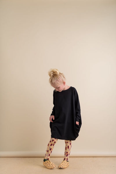 PAPU Black Kanto Dress