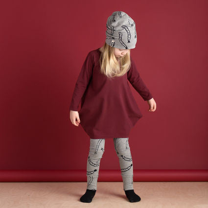 PAPU Burgundy Kanto Dress