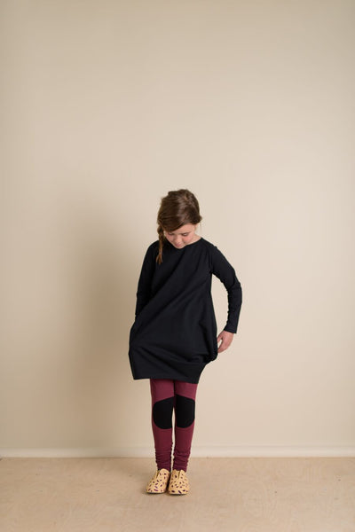 PAPU Burgundy Patch Leggings