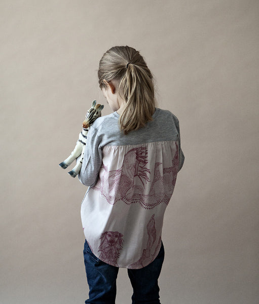 MIS CRIOS Lykke Shirt Horse & Saluki Print