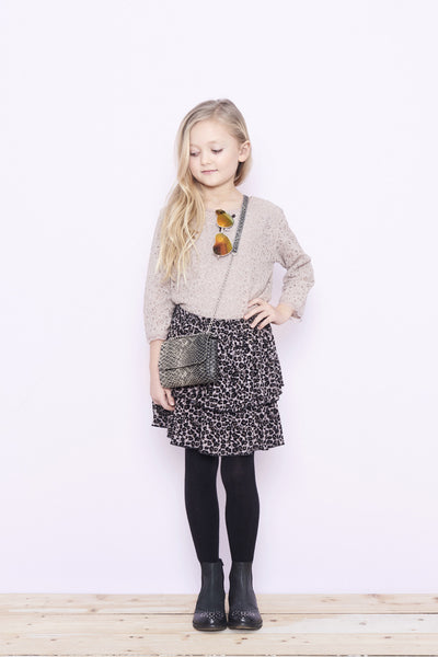 PETIT BY SOFIE SCHNOOR Lace Blouse Shadow Rose