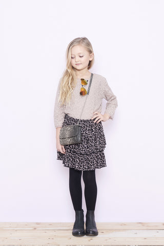 PETIT BY SOFIE SCHNOOR Lace Blouse Shadow Rose