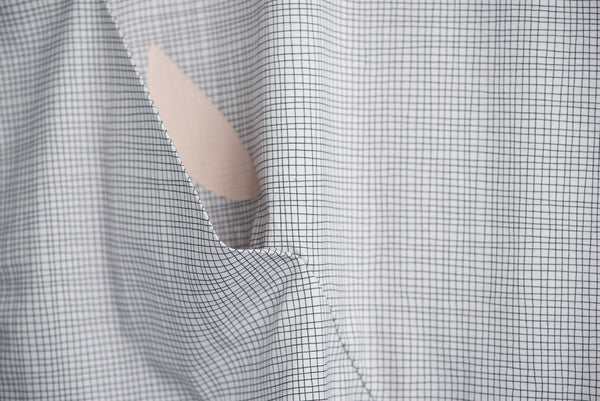 PAPU Mesh Shirt White sand and Charcoal grey color