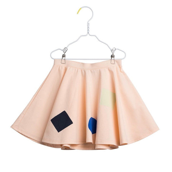 PAPU Morning Round Skirt Pale Peach color