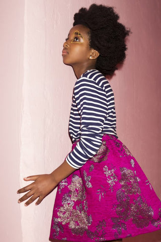 CHRISTINA ROHDE Top No.419 Blue Stripe Color