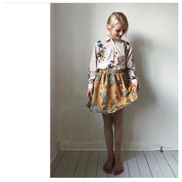 CHRISTINA ROHDE Skirt No.903 Orange Color