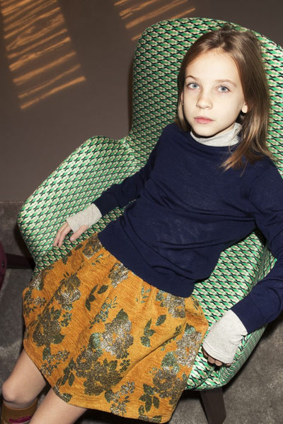 CHRISTINA ROHDE Skirt No.903 Orange Color