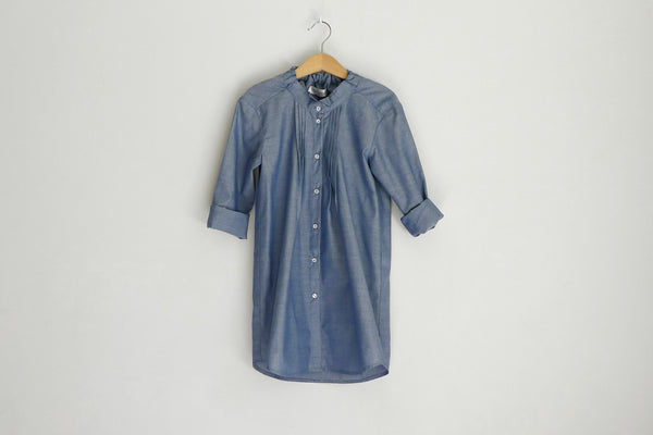 MIS CRIOS Patti Shirt Dress Denim color