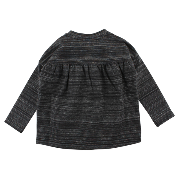 SMALL RAGS Dolly LS Top Dark Grey Melange