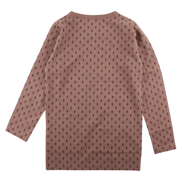 SMALL RAGS Dina LS Top Nutmeg Melange