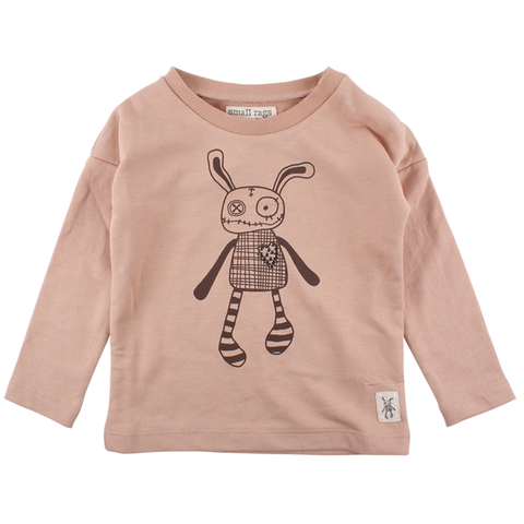 SMALL RAGS Dolly LS Top Mahogany Rose