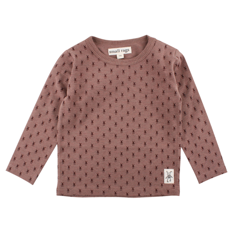 SMALL RAGS Dolly LS Top Nutmeg Melange