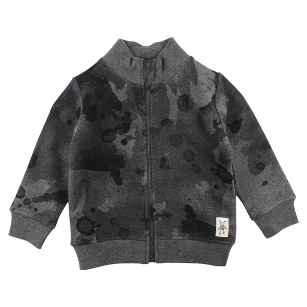 SMALL RAGS Danny Cardigan Dark Grey Melange