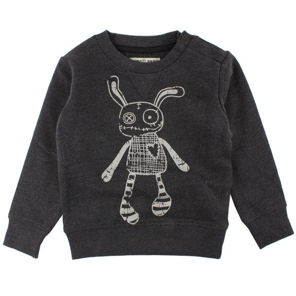 SMALL RAGS Danny LS Top Jet Black