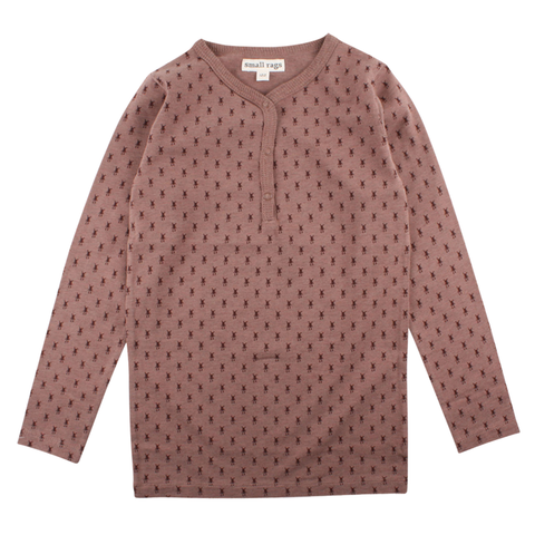 SMALL RAGS Dina LS Top Nutmeg Melange