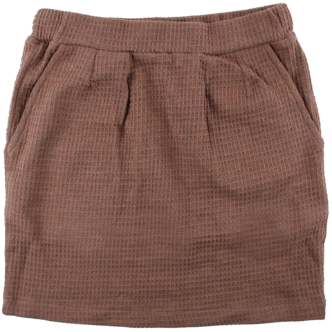 SMALL RAGS Dina Skirt Nutmeg Melange