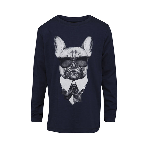 PETIT BY SOFIE SCHNOOR Long Sleeve T-Shirt Dark Mist