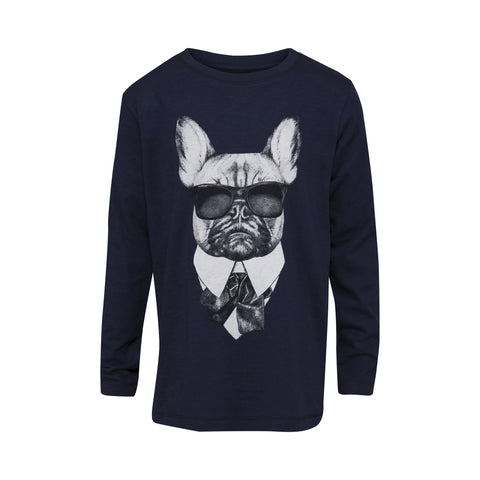 PETIT BY SOFIE SCHNOOR Long Sleeve T-Shirt Dark Mist