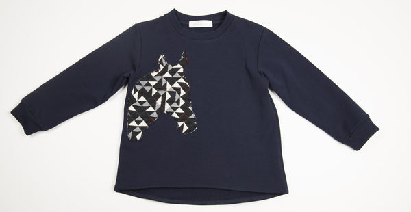 MIS CRIOS Jane Sweater Indigo Blue Felpa