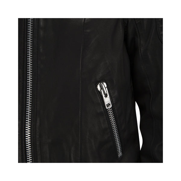 PETIT BY SOFIE SCHNOOR Sheep Leather Jacket Black
