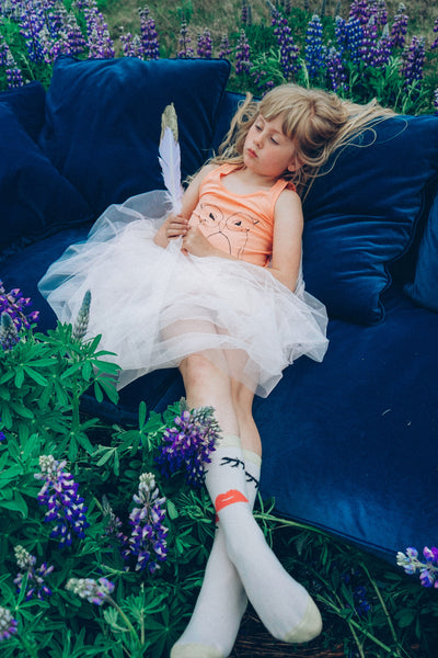 iglo + indi Pink Tulle Skirt Almond Pink color