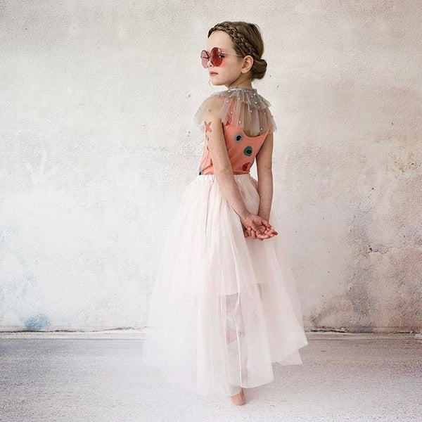 iglo + indi Pink Tulle Skirt Almond Pink color