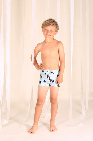 KNAST Harlequin Swim Pants - Jade Green Color