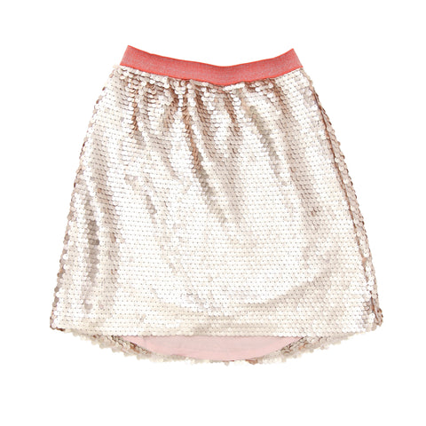 iglo + indi Sequin Skirt Pearl color