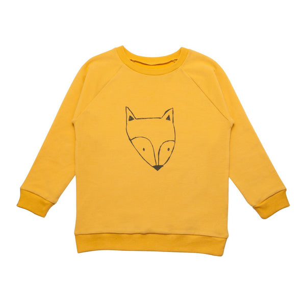 IGLO + INDI Fox Crew Sweater Yellow