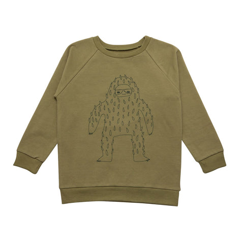 IGLO + INDI Cactusmonster Crew Sweater Green