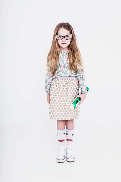 iglo + indi Pearl Flower Blouse Pearl Color