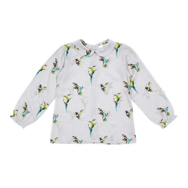 iglo + indi Bird Blouse Pale Green Color