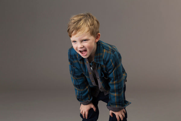 MARMAR Tommy Quilt Shirt Legion Blue Check