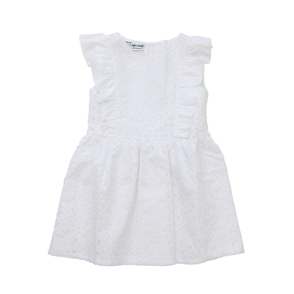 iglo + indi White Cotton Dress