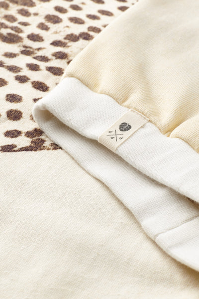 POPUSHOP Baggy Leggings Cheetah Off White