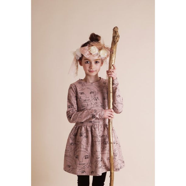 KNAST Face Linn Dress - Powder Beige Color