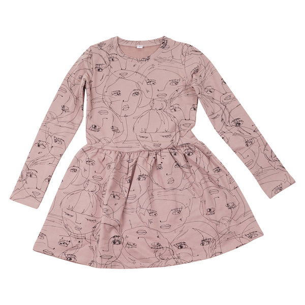 KNAST Face Linn Dress - Powder Beige Color