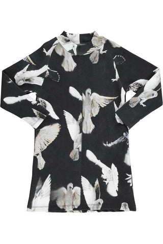 POPUSHOP Gerda Dress Black Birds