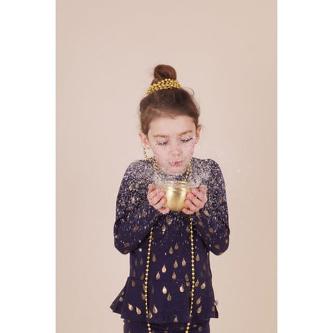 KNAST Golden Drops Gry Blouse - Navy Color