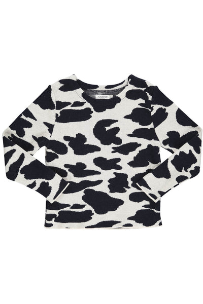 POPUSHOP Blouse Dotted Camo Off White