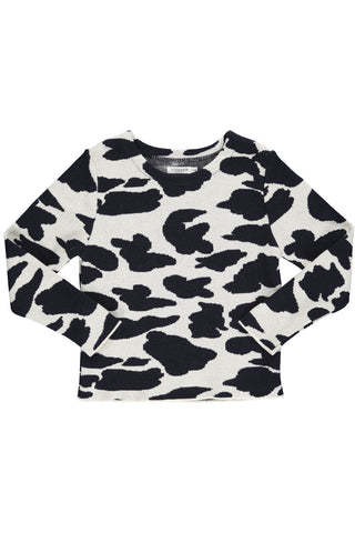 POPUSHOP Blouse Dotted Camo Off White