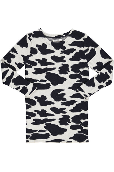 POPUSHOP Dress Dotted Camo Off White