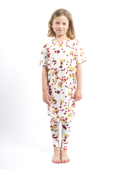 POPUSHOP Tee Dress Fruit - White Color