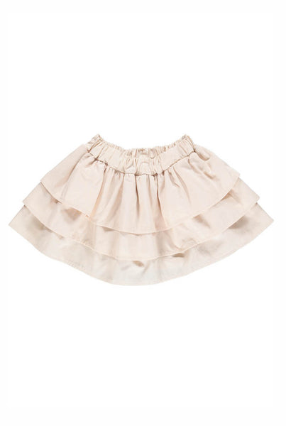 GRO Poplin Mini Skirt - Desert (Cream) Color